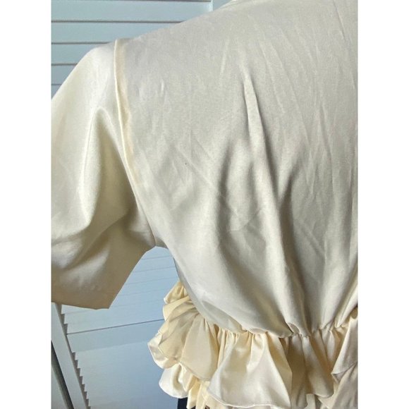 Romantic Standard Ruffle Drindl Peter Pan Top Toy Encapsulated Collar Tokyo M - Picture 8 of 12